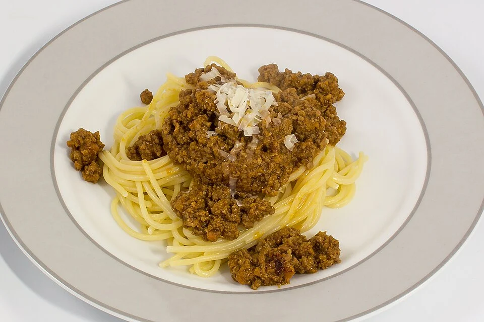 Weeknight beef bolognese — real photograph